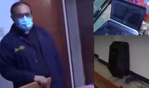 El asalto ocurrió en la madrugada y, en horas de la tarde, los delincuentes ya habían devuelto lo hurtado. Foto: captura de ATV