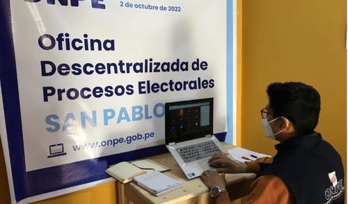 El personal de la ODP San Pablo continúa con el proceso de capacitación a los postuiantes. Foto: ODPE San Pablo