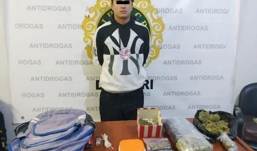 Droga estaba escondida en inmueble del sector Brisas de Huanchaco. Foto: PNP