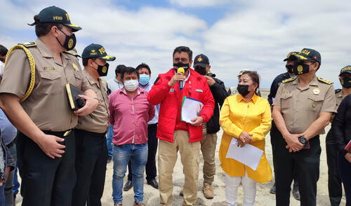 Las autoridades del Ejecutivo y el Legislativo trabajan para conseguir presupuesto para la escuela PNP. Foto: Mininter Las autoridades del Ejecutivo y el Legislativo trabajan para conseguir presupuesto para la escuela PNP. Foto: Mininter