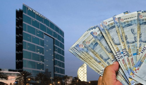 Conoce cuánto dinero tendría que tener para hospedarte en el hotel Marriot. Foto: composición LR/Booking
