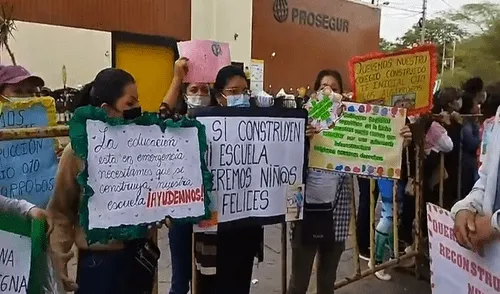Padres de familia piden pronta intervención en colegio. Foto: captura de pantalla Noticias Piura 3.0