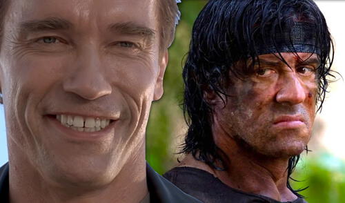 Sylvester Stallone ganó gran fama con la saga "Rocky", mientras que Arnold Schwarzenegger logró reconocimiento mundial con "Terminator". Foto: composición LR/TriStar Pictures/GQ Sylvester Stallone ganó gran fama con la saga "Rocky", mientras que Arnold Schwarzenegger logró reconocimiento mundial con "Terminator". Foto: composición LR/TriStar Pictures/GQ