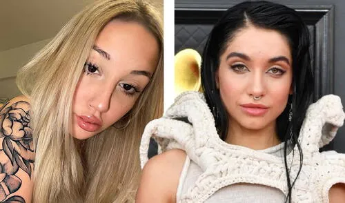 Jazpincita hizo viral el audio de una llamada con María Becerra. Foto: composición LR/Jazpincita/María Becerra/Instagram