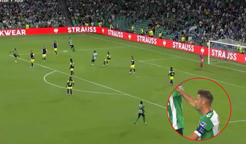 Joaquín es uno de los referentes en el Real Betis. Foto: captura de Movistar Liga de Campeones