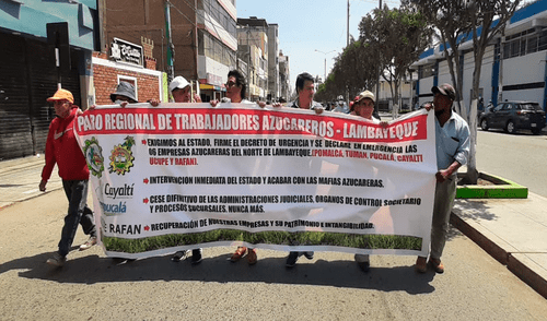 Personas hicieron recorrido por principales calles de la ciudad de Chiclayo. Foto: La República