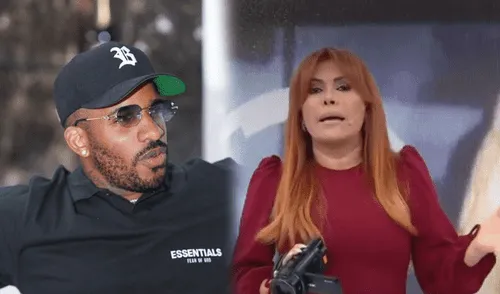 Magaly muestra con qué cámara se grabó el ampay de Jefferson Farfán. Foto: composición LR/ @JeffersonFarfán / captura de ATV