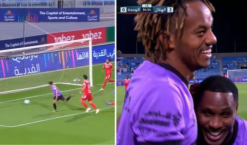 André Carrillo es habitual titular en Al Hilal. Foto: composición/SSC