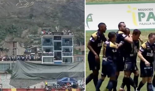 Los hinchas blanquiazules se las ingeniaron para ver el partido. Foto: captura/Twitter Franjo Baskovich Los hinchas blanquiazules se las ingeniaron para ver el partido. Foto: captura/Twitter Franjo Baskovich