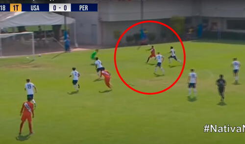 Diether Vásquez anotó el primer tanto en la Revelations Cup. Foto: captura/Nativa TV