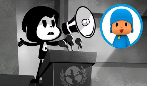 Muchoyó, lejos de la imagen colorida de Pocoyó, es la nueva imagen de una iniciativa que busca darle voz a la infancia del mundo. Foto: composición LR/YouTube/ NG featuring SFDK. Muchoyó, lejos de la imagen colorida de Pocoyó, es la nueva imagen de una iniciativa que busca darle voz a la infancia del mundo. Foto: composición LR/YouTube/ NG featuring SFDK.