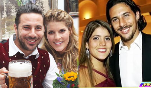 Claudio Pizarro y su esposa Karla Salcedo. Foto: La República Claudio Pizarro y su esposa Karla Salcedo. Foto: La República
