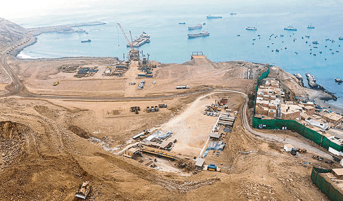En Huaral. Construcción de la megaobra requiere una inversión total de US$3.600 millones. Foto: difusión En Huaral. Construcción de la megaobra requiere una inversión total de US$3.600 millones. Foto: difusión
