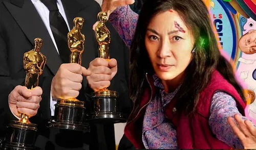 Michelle Yeoh protagoniza “Todo al mismo tiempo en todas partes”. Foto: composición LR / A24