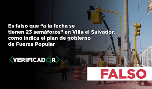 De acuerdo a la inspección realizada por el municipio, en 16 intersecciones hay 39 semáforos. Foto: composición LR/Municipalidad de Villa el Salvador.