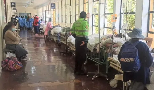 Pasillos del Regional de Cusco. Foto: Hospital Regional