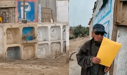 El señor Juancito cuenta con fotos que prueban que reside en ese lugar desde el 2005. Foto: ATV