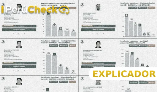 #Explicador: el reingreso en bloque de 6 candidatos de APP en Pasco. Foto: composición PerúCheck