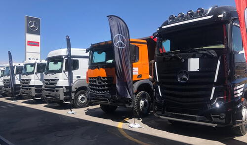 Vehículos presentados en Perumin. Foto: Divemotor