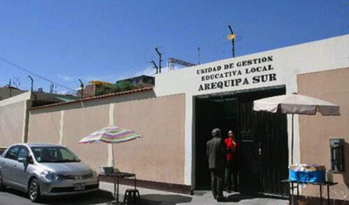 Local de la Unidad de Gestión Educativa Local Arequipa Sur. Foto: Educación en red