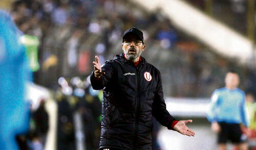El entrenador argentino dirige a Universitario desde 2022. Foto: Luis Jiménez/GLR El entrenador argentino dirige a Universitario desde 2022. Foto: Luis Jiménez/GLR