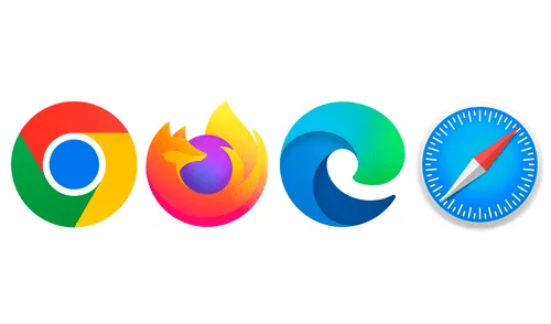 El estudio incluyó los navegadores más populares del momento. Foto: Composición LR / Chrome / Edge/ Firefox / Safari