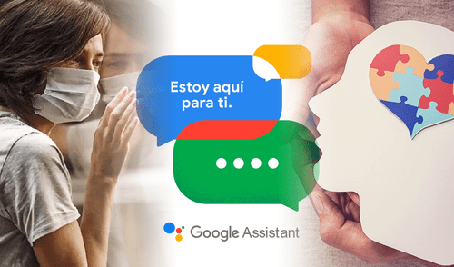 Día Mundial de la Salud Mental con Google Assistant. Revisa AQUÍ las herramientas de apoyo emocional que brinda el Asistente de voz de Google en español. Foto: composición de Fabrizio Oviedo/LR/EFE/Google Assistent/Cuál es mi IP