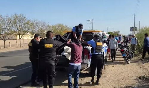 El cuerpo fue llevado a la morge de Piura. Foto: Noticias Piura El cuerpo fue llevado a la morge de Piura. Foto: Noticias Piura