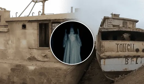 El 'barco fantasma de Gambetta' guarda una leyenda urbana que se ha popularizado en el Callao. Foto: composición LR/Al sexto día/Axell Vásquez/El heraldo