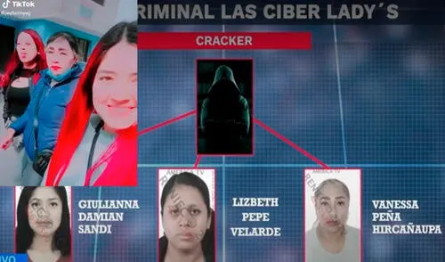 Las jóvenes fueron capturadas por la PNP. Foto: captura Domingo al Día