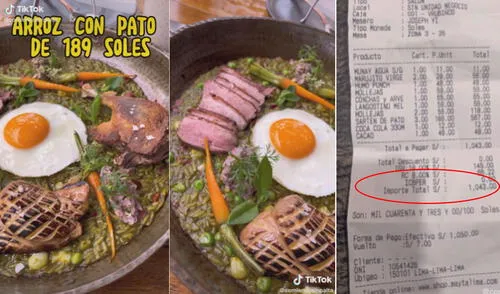 Miles de usuarios quedaron impresionados con el elevado precio de este platillo. Foto: composición LR/TikTok/@comiendosinpalta Miles de usuarios quedaron impresionados con el elevado precio de este platillo. Foto: composición LR/TikTok/@comiendosinpalta