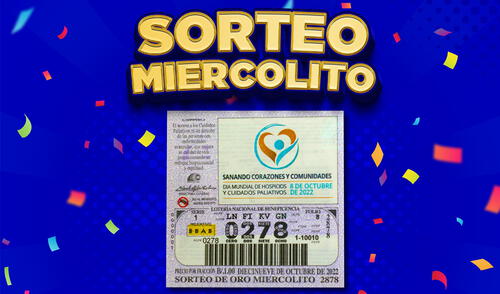 Lotería Nacional de Panamá HOY, 19 de octubre: resultados EN VIVO del ‘Sorteo de Oro Miercolito’. Foto: lnbpma / Twitter