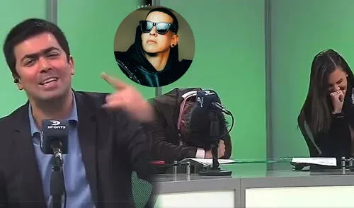 Periodista de DirecTV Sports cantó icónica canción de Daddy Yankee. Foto: composición LR Periodista de DirecTV Sports cantó icónica canción de Daddy Yankee. Foto: composición LR