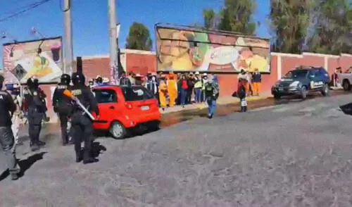Protesta de vecinos en la avenida Arancota, Arequipa. Foto: captura Exitosa