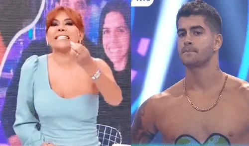 Magaly Medina reprende a Diego Zurek por vender entradas falsas. Foto: composición LR/ captura de América TV/ captura de América TV Magaly Medina reprende a Diego Zurek por vender entradas falsas. Foto: composición LR/ captura de América TV/ captura de América TV