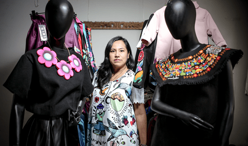 En su taller showroom de Breña, donde sueña muchos proyectos más. Foto: John Reyes/La República.