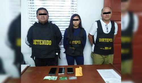 Cayeron cobrando cupo a comerciante en Trujillo. Foto: PNP Cayeron cobrando cupo a comerciante en Trujillo. Foto: PNP