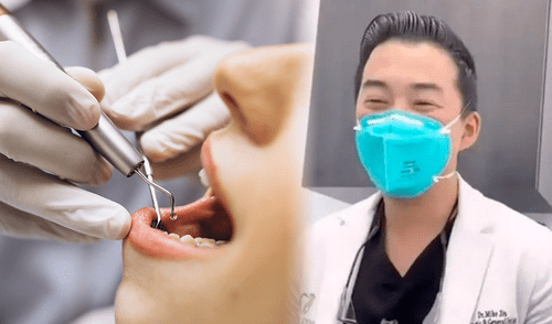 Un dentista ha revelado cómo pueden saber si un paciente ha tenido sexo oral recientemente. Foto: composición LR/Freepik/referencial/@missginadarling/TikTok Un dentista ha revelado cómo pueden saber si un paciente ha tenido sexo oral recientemente. Foto: composición LR/Freepik/referencial/@missginadarling/TikTok