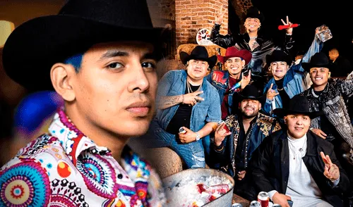 Jhonny Caz es la voz principal de la nueva canción del Grupo Firme. Foto: Instagram / composición de Gerson Cardoso / La República