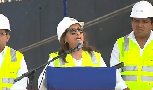 Mandataria se dirigió a la ciudadanía desde Paita