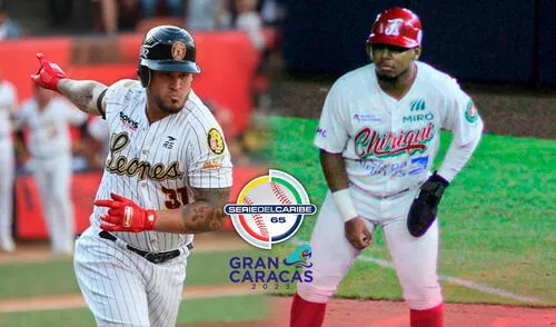 Leones del Caracas enfrentarán al campeón de Panamá en la Serie del Caribe. Foto: composición LR/Leones del Caracas/Federales de Chiriquí/Facebook Serie del Caribe 2023 Venezuela