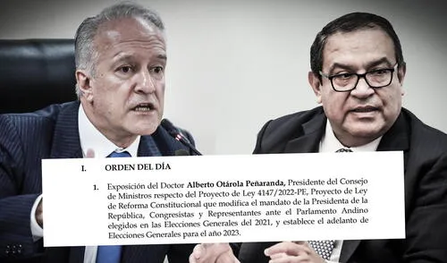 Hernando Guerra invitó a Alberto Otárola. (Foto composición: La República) larepublica.pe