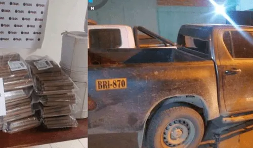 PNP incautó mercancia de dinamita. Foto: Ancashnoticias larepublica.pe