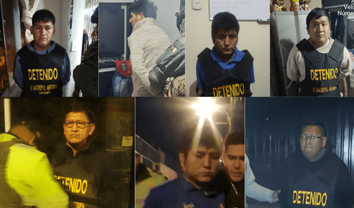 Presunta banda criminal 'Los Porotos'. Foto: PNP. Robos.