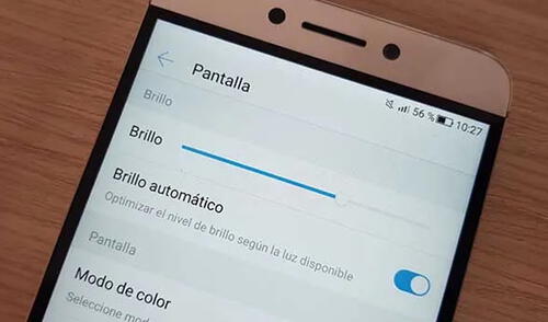 El brillo automático está presente en los teléfonos Android y iPhone