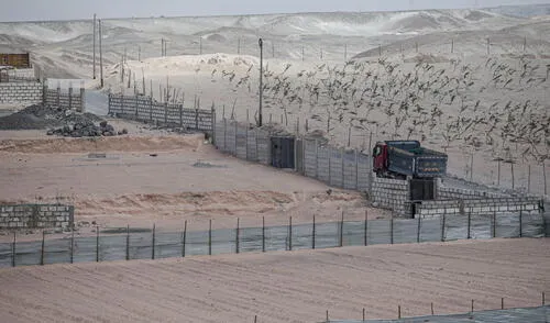 Advertencia. Denunciantes hicieron hincapié en la existencia de chozas y delimitaciones en la zona. Foto: Rodrigo Talavera/ LR larepublica.pe