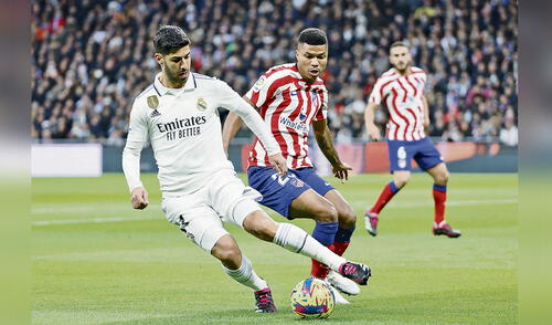 Invicto. Real Madrid lleva tres partidos consecutivos sin perder ante el Atlético de Madrid. Foto: difusión larepublica.pe