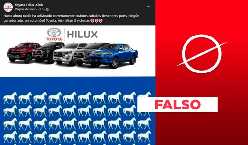 Toyota no está regalando carro. Es una falsa promoción. Foto: composición LR/ Facebook Toyota regala estafa