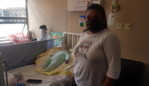 Madre de menor, Shadi Quispe, pide ayuda para que su hijo sea trasladado a un hospital en Lima