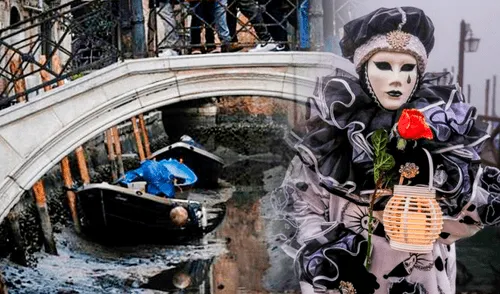 Italia: ¿qué está pasando en los canales de Venecia? Foto: composición LR/ BBC/iStock El mar retrocede en Italia: ¿Qué esta pasando en los canales de venecia?